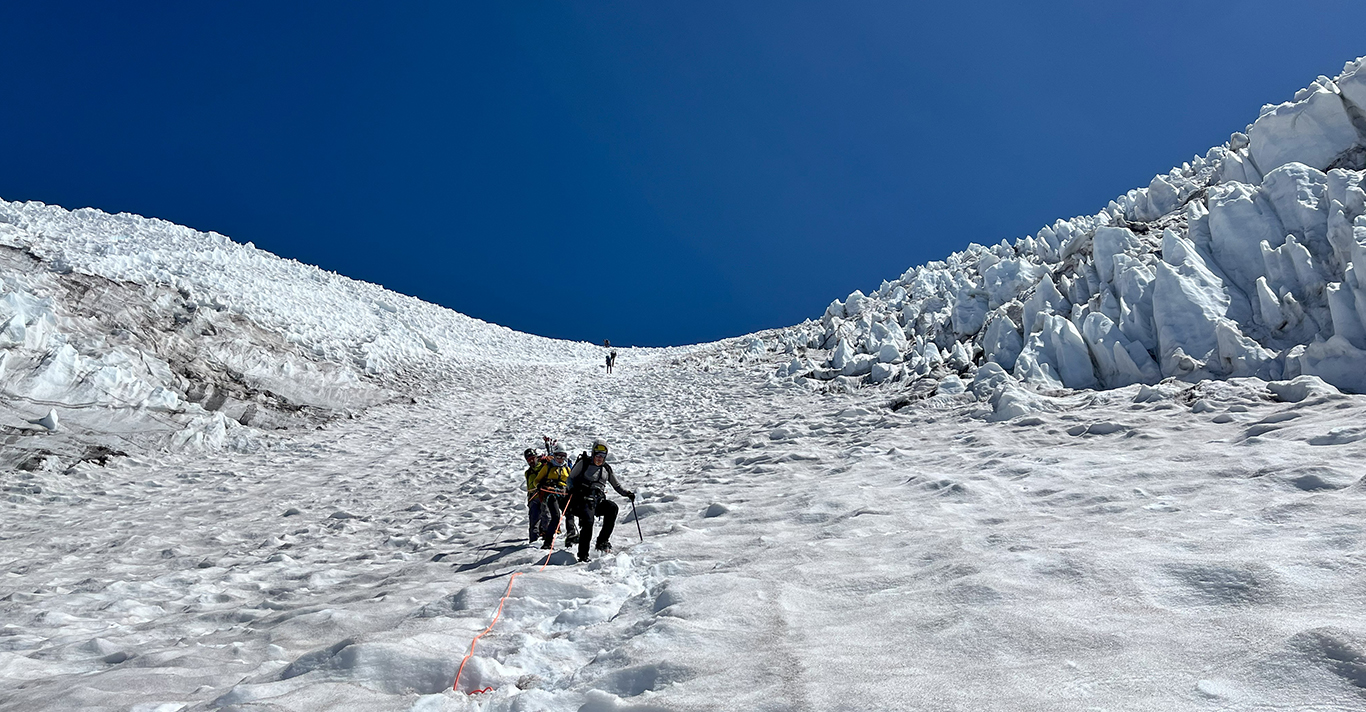 Mt. Rainier's Kautz Glacier route